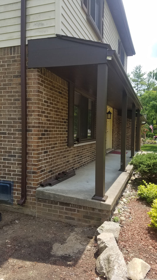 Wood Column Repair and Repaint